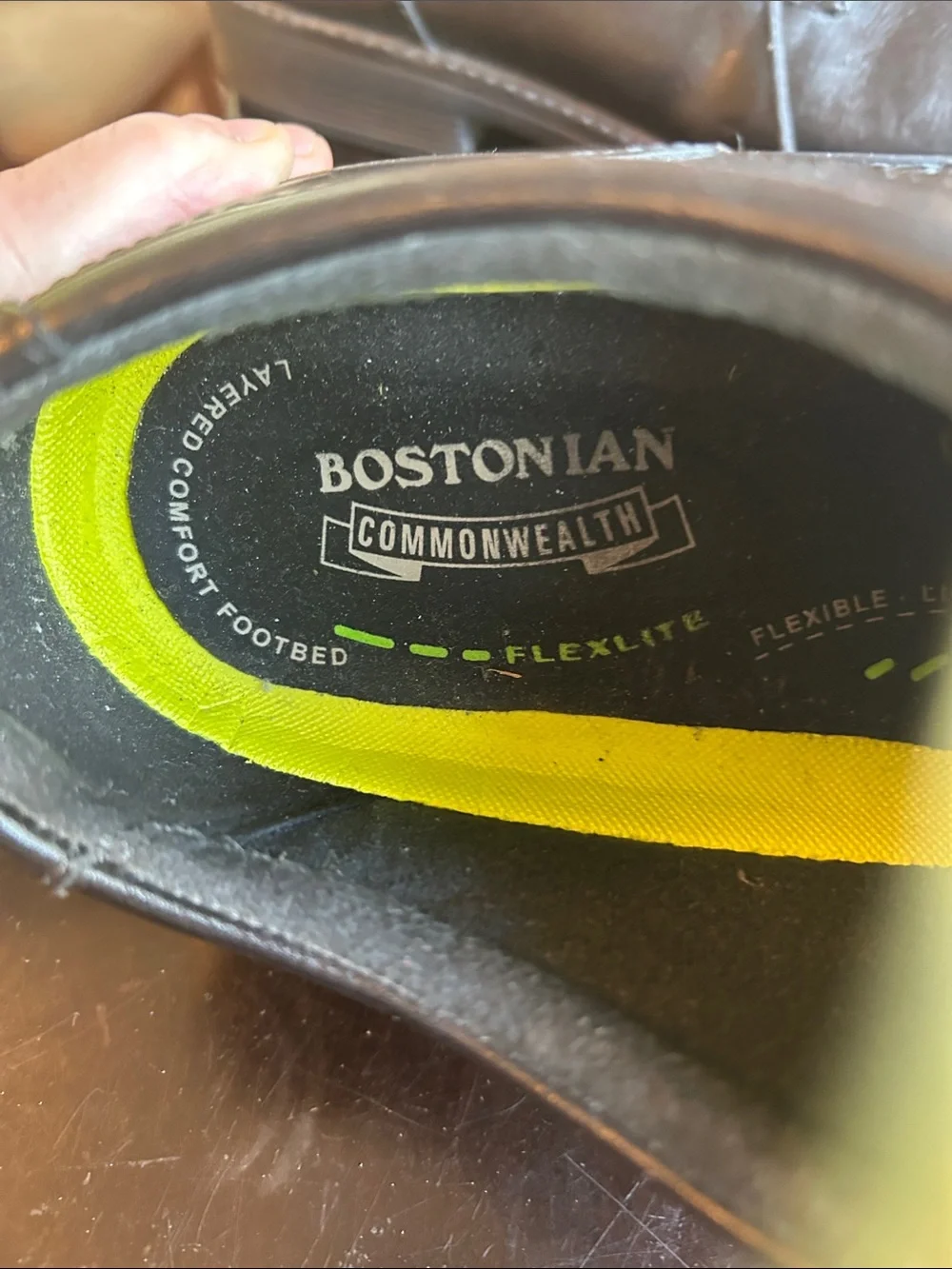 Bostonian Commonwealth black lace Oxfords size 13